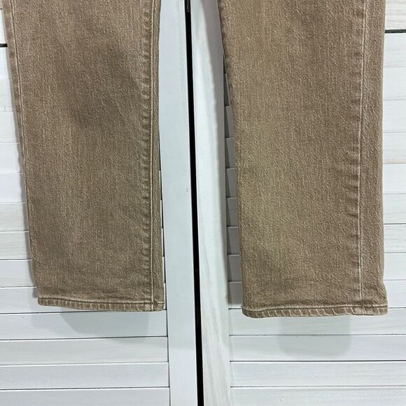 Lands End Jeans 14P Tan Brown Denim NWOT - Picture 6 of 11